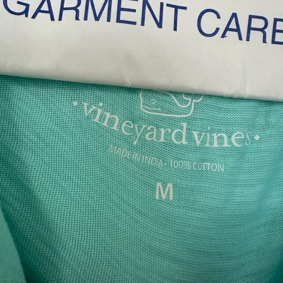 Vineyard Vine’s Men's Aqua Polo Shirt - Picture 2 of 2
